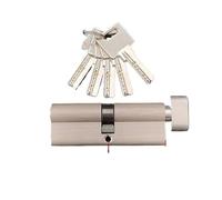 Cilindro de puerta Cilindro de cerradura Cerradura seguridad puerta central Interior Dormitorio Manija estar latón 5 llaves(85mmZ 42.5and 42.5mm)