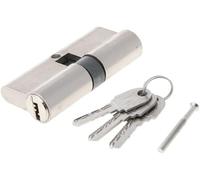Cilindro de puerta con pomo giratorio, Cerradura de llave abierta doble euro del cilindro la vuelta pulgar for puerta y ventana 60-90m m(80mm)