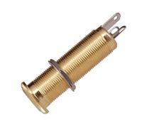 Cilindro de salida para guitarra y bajo, accesorios de guitarra de 6,35 mm, enchufe estéreo con enchufe de entrada de salida de guitarra de 4 pines