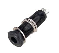 Cilindro de salida para guitarra y bajo, accesorios de guitarra de 6,35 mm, enchufe estéreo con enchufe de entrada de salida de guitarra de 4 pines