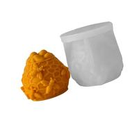 Cilindro de silicona con patrón de panales para hacer jabón