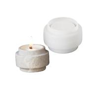 Cilindro De Tamaño Múltiple Conjunto De Molde Silicona Resistente Accesorio Portátil Para Suministros Artesanía Que Fabrican Velas Crafting Stone Texture