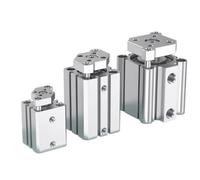 Cilindro de varilla guía delgada serie TACQ, actuador mecánico neumático, TACQ12-5/TACQ16/TACQ20/TACQ25/TACQ32/TACQ40/TACQ50, 1 unidad(TACQ80,Stroke 35)