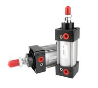 Cilindro estándar de 160 mm de diámetro, herramientas neumáticas, pistón de gran empuje, carrera de 25/50/75/100/200/500 mm(SC160x700)