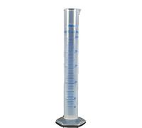 Cilindro Graduado de Plástico 25ml, Base Ancha Pentagonal | Estabilidad antideslizante superficies irregulares, vertido sin goteos cónico, fiable análisis experimentos