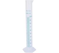 Cilindro graduado de plástico de 100 ml, herramienta de medición de laboratorio transparente, cilindros de laboratorio de ciencia