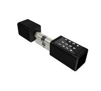 Cilindro inteligente europeo recargable, contraseña, tarjeta RFID, llave, Ttlock eléctrico Digital, aplicación, cilindro de cerradura de puerta inteligente(Black,30 and 30 to 60mm)