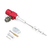 Cilindro maestro de embrague hidráulico M10x1,25 mm, bomba de freno de motocicleta, cilindro maestro de embrague de aleación de aluminio para ATV Dirt Bike, reemplazo mejorado con (Roja)