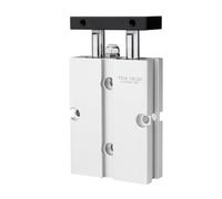 Cilindro magnético de aleación de aluminio de doble varilla, doble eje, serie TDA, TDA10 16 20 25 32 tiempos, 10 a 200mm(Stroke90-S,Bore 20mm)