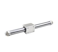Cilindro magnético sin vástago RMS25x100x200x300 neumático de aire Diámetro 25MM para maquinaria(RMS25x1100)