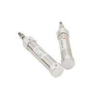 Cilindro miniatura de acero inoxidable de doble acción, varilla única mini cdj2b 10/12/16-10/20/30/50/80/100, 1 Uds.(Stroke 10mm,CDJ2B Bore 12mm)