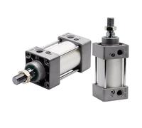 Cilindro neumático, 1 Uds SC32/40/50/63/80/100/125 cilindro neumático 32mm de diámetro 25mm a 1000mm doble acción cilindros de aire estándar anillo de sello(Stroke 400mm Magnet,Bore 63mm)