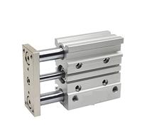 Cilindro neumático, Cilindro compacto de cilindro cilindro de aire cilindro neumático con barra de guía Tcm32x25s tcm40x50s tcl32x80s tcl40x100s 125 150 75(175mm stroke,TCM40)