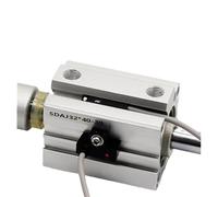 Cilindro neumático compacto de aire fino, de aleación de aluminio, con pistón de doble efecto y carrera ajustable, SDAJ20/25/32/40/50/63 mm de diámetro, 1 unidad.(With Magnet 30-20,Bore 63mm)