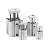 Cilindro neumático compacto de doble efecto con varilla guía, sin imán, serie CQMB, 1 unidad, CQMB12-5, CQMB16-10, CQMB20-15(Stroke 75mm,CQMB20mm)