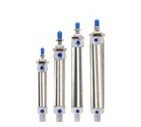 Cilindro neumático de aire tipo MA de acero de doble acción con imán, diámetro interior de 16/20/25/32/40 mm, carrera de 25/50/75/100/125/150/175 mm.(Bore 16,Stroke 125mm)