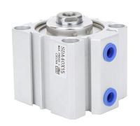 Cilindro Neumático de Aluminio, Doble Acción, 10/15 / 20mm, Ataque Firme - Material Resistente, Sello Bidireccional con Lubricación Interna, Uso Industrial (SDA40X15)