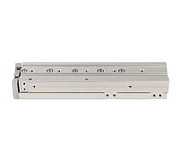 Cilindro Neumático de Guía, MXS12 12x2mm Diámetro, Doble Acción, Precisión Alta - Dos Veces Más Potencia, Ajuste de Carrera, Montaje Flexible (MXS12-100)