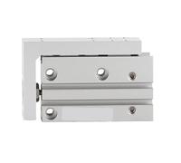 Cilindro Neumático de Mesa Deslizante MXH10, Alta Precisión, Diámetro de 10mm, Varios Recorridos - Guía Lineal Integrada, Ajuste de Carrera, Uso Industrial y Robótico (MXH10-30)