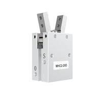 Cilindro neumático estándar de pinza neumática de doble efecto de estilo angular MHC2-10D MHC2-16D MHC2-20D MHC2-25D (1 unidad)(MHC2-16D)