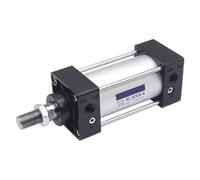 Cilindro neumático estándar SC32 de 40, 50, 63, 80, 100 y 125 mm de diámetro y carrera de 25 a 1000 mm, de doble efecto con pistones neumáticos magnéticos.(Stroke 125mm-S,SC40 (With magnet))