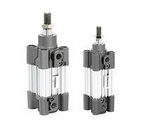 Cilindro neumático estándar serie CP96SDB, diámetro interior de 32mm/40mm/50mm/63mm/80mm/100mm, carrera de 25-350mm, pistón de aire de doble acción(Stroke 50mm,Bore 80mm)