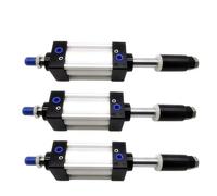 Cilindro neumático estándar SUJ63mm, doble efecto, carrera ajustable de 0 a 300 mm, 1 unidad(Stroke 125-100)