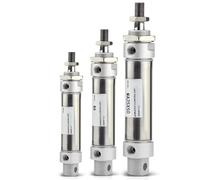 Cilindro neumático MA Mini de doble efecto con vástago simple, diámetro interior de 20, carrera de 10 a 500 mm, MA32, 1 unidad(Stroke 125mm)