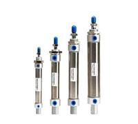 Cilindro neumático mini MA16/20/25/32/40 de acero inoxidable de doble efecto, cilindro de presión de aire de 25 a 500 mm de carrera.(75mm Stroke,32mm Bore)