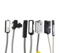 Cilindro neumático neumático magnético sensor de lengüeta para SPST NO tipo 5-240 V CC/CA con indicador LED rojo, compatible con SU/para SC/SI/MAL/MA Series modelos CS1-S/CS1-G/C (CS1-U)