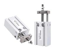 Cilindro neumático no giratorio de montaje libre, con varilla guía, doble acción con imán CDUK 6/10/16/20/25/32 tiempos, 5-50mm, 1 Uds.(Stroke 10mm,CDUK 10)