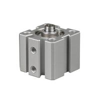 Cilindro neumático SDA de doble efecto, serie 12/16/20/25/32/40/50/63/80/100, carrera 5-100 mm, cilindros de aire compactos y delgados.