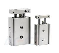 Cilindro neumático serie TR, tipo TR10/15/20, cilindro de doble vástago, carrera de 10-100 mm, con imán, cilindro de doble efecto, 1 unidad(Stroke 90mm,Bore 15mm)