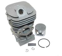 Cilindro para kit de pistón para Echo CS-3700 CS-4200, pieza de repuesto de 45 mm, montaje de cilindro, herramienta de jardín, color plateado