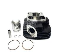 Cilindro Pistón Kit Para SUZUKI Para TS125 TS 125 56MM 125CC Accesorio Impecable Para Motocicleta Kit Pistón Cilindro Gran Cilindro Piezas Motor Moto 2 Tiempos