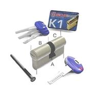 Cilindro Sagomato Profilo Europeo "Evok1" 1+5 Chiavi 0K11 Serie 3100 - mm.30x70 (3101CCS30701X5)