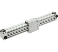 Cilindro Sin Vástago 50-1000mm - Magnético - Amortiguación - Guía corta - Guía simple