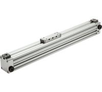 Cilindro Sin Vástago 50-1200mm - Magnético - Amortiguación - Guía corta