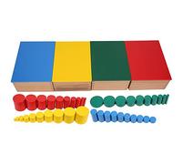 Cilindros coloridos juguete madera niños educación sensorial