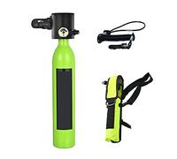 Cilindros De Gas Portátiles De Repuesto For Emergencias Bajo El Agua Equipados Con Un Conjunto Completo De Respiradores De Buceo(Green package A)