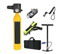 Cilindros De Gas Portátiles De Repuesto For Emergencias Bajo El Agua Equipados Con Un Conjunto Completo De Respiradores De Buceo(Yellow Package D)