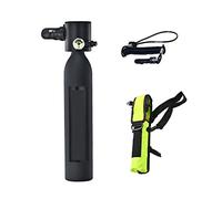 Cilindros De Gas Portátiles De Repuesto For Emergencias Bajo El Agua Equipados Con Un Conjunto Completo De Respiradores De Buceo(Black package A)