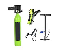 Cilindros De Gas Portátiles De Repuesto For Emergencias Bajo El Agua Equipados Con Un Conjunto Completo De Respiradores De Buceo(Green package C)
