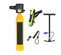 Cilindros De Gas Portátiles De Repuesto For Emergencias Bajo El Agua Equipados Con Un Conjunto Completo De Respiradores De Buceo(Yellow package C)