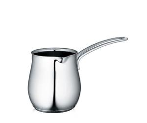 Cilio 299618 Professional - Jarra para espuma de leche (75 pta para inducción, diámetro de 8 cm, apto para lavavajillas, ideal para espuma de leche perfecta de calidad barista
