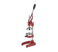 cilio Amalfi - Exprimidor manual de acero inoxidable, exprimidor manual para un 25% más de zumo, poco esfuerzo, exprimidor de frutas profesional, 20 × 23,5 × 44 cm