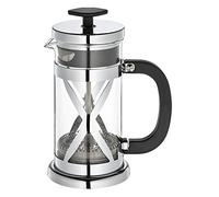 Cilio Cafetera de émbolo (Gloria, vidrio, plata, 14,5 x 33,5 x 14,5 cm