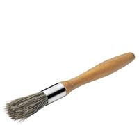 cilio Cepillo de Limpieza Barista, portafiltros, Cepillo de Madera de Cerezo con cerdas Naturales, para una Limpieza Profunda Final, Cepillo de Limpieza para estación de Tamper, Longitud 19 cm