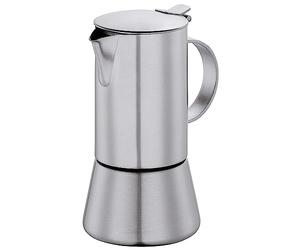 Cilio Espresso eléctrica Aida Mate, acero inoxidable, acero inoxidable, 11,5 x 10 x 18,5 cm