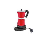 Cilio Cafetera eléctrica Classico estilo italiano 6 tazas roja